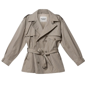 Isabel Marant Etoile Claya Jakke, Beige/Khaki 